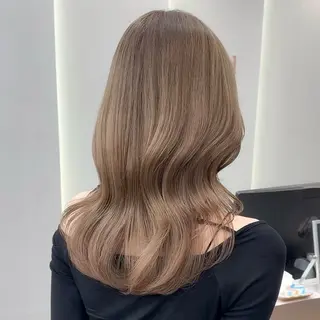 セミロング 縮毛矯正/韓国ヘア /レイヤー🎀ミズキのヘアスタイル