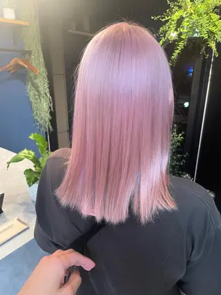 セミロング カラー かわさき ともやのヘアスタイル