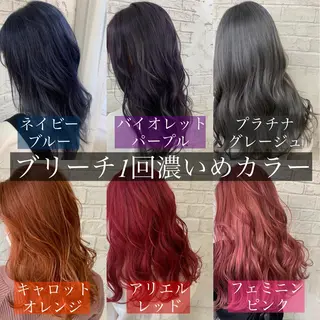 セミロング 🇺🇸ハイライト特 化美容師🇺🇸漆沢のヘアスタイル