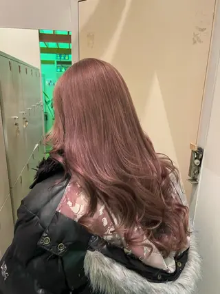 ロング カラー 渡邊 海里のヘアスタイル