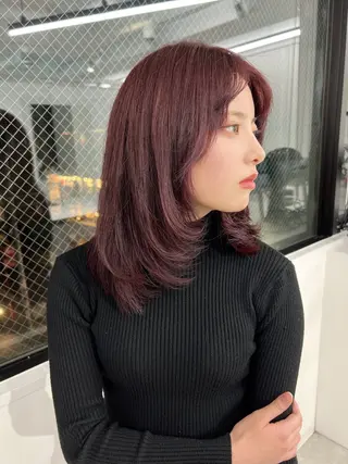 セミロング ⛄️レイヤー⛄透明感 ⛄️kyotaroのヘアスタイル