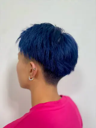 カラー メンズ 杉森 蘭琉のヘアスタイル