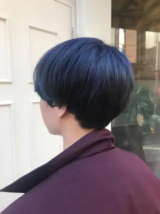 ショート カラー uru"所属・uru" すずきさゆりのヘアスタイル