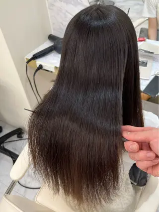 ロング 髪質改善縮毛矯正🫧 村上蒼生のヘアスタイル