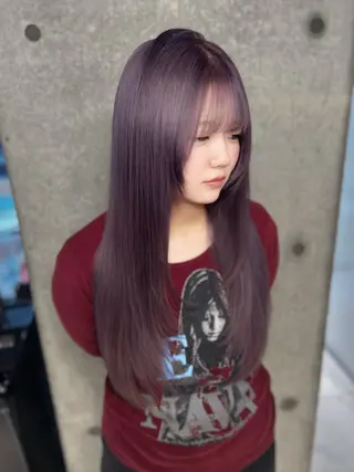 カラー ️💜akari💜 ハイトーン/レイヤーのヘアスタイル