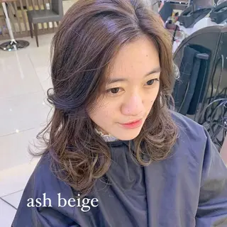 ロング カラー 似合わせカットカラー ♡佐藤捺美のヘアスタイル