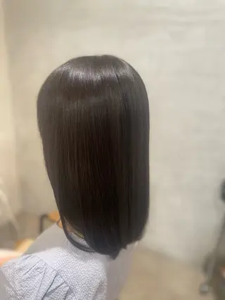 セミロング 笹川 桃歌のヘアスタイル