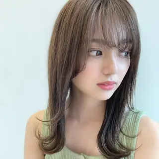 ミディアム 木俣 真也のヘアスタイル