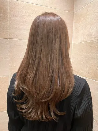 ロング ぷつっと/レイヤー MANAMI🪿🤍のヘアスタイル