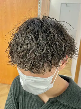 ショート パーマ メンズ 立川メンズパーマ職人 小泉文人のヘアスタイル