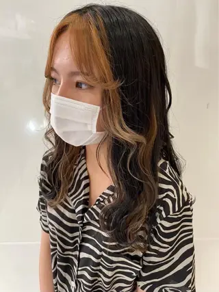 ミディアム カラー ブリーチカラー特化 🦋小林舞衣💜のヘアスタイル