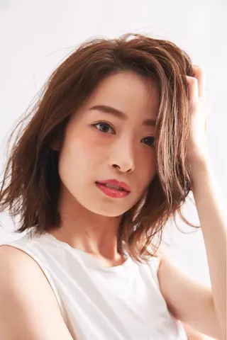 ミディアム カラー パーマ ヘアアレンジ メンズ キッズ ネイル マツエク・マツパ アティリー 西梅田のヘアスタイル