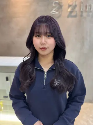 ロング カラー Zina梅田茶屋町所属・Mayu💖 Zina梅田茶屋町のヘアスタイル
