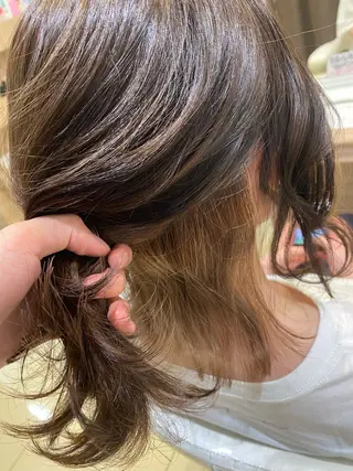 セミロング カラー men's美容師 Maturi✄のヘアスタイル