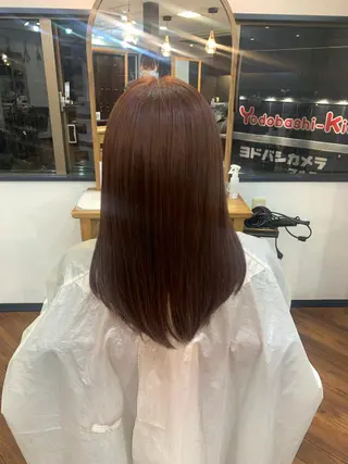 ロング カラー レイヤーカット ✨️進藤ひかりのヘアスタイル