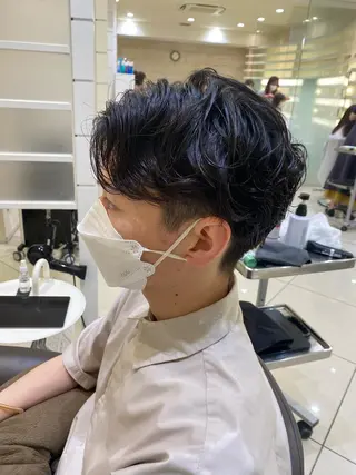 パーマ メンズ 銀座メンズ専門🖤 小島奈々のヘアスタイル