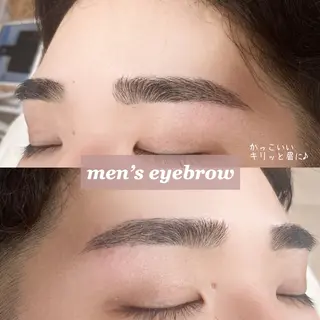 メンズ アイブロウ mil❤︎ Kahoのマツエク・マツパデザイン