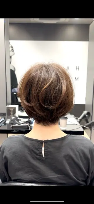 ショート HARUKI  MINATO Japan広島紙屋町店所属・hmj紙屋町店 脊戸智志のヘアスタイル