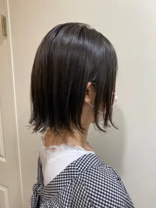 ショート salowin渋谷kitaya park前所属・RIKA韓国ヘア/く びれヘア/上品カラーのヘアスタイル