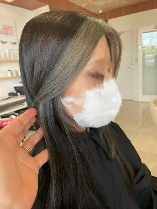 カラー アンフェリール原島店 ハイトーン/レイアのヘアスタイル