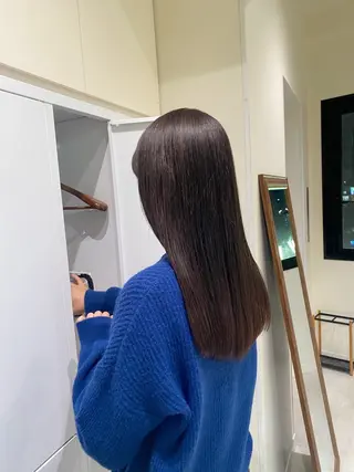 ロング カラー 暖色カラー /ヘアアレンジ/花鈴のヘアスタイル