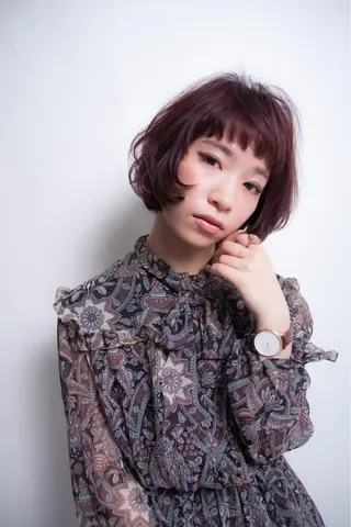 ミディアム カラー RESBORN所属・長岡 大偉のヘアスタイル