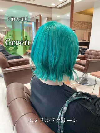 ミディアム カラー ACROあべの店所属・艶カラー/インナー /グラデ/大西小百合のヘアスタイル