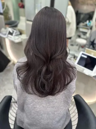 セミロング 韓国ヘア/レイヤー Londエレンのヘアスタイル