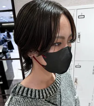 ショート 🐺ウルフ× ハイトーン🐺MOEのヘアスタイル