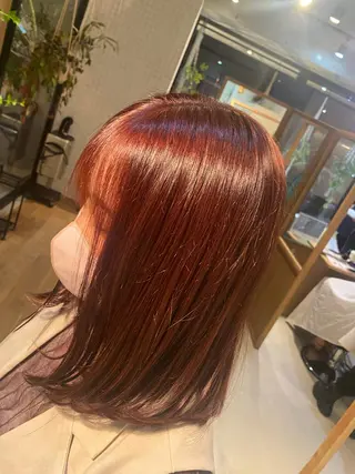 ミディアム FERIA池田 石田較貴のヘアスタイル