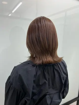 ミディアム カラー 似合わせヘア🫶🏻 つきいてるみのヘアスタイル