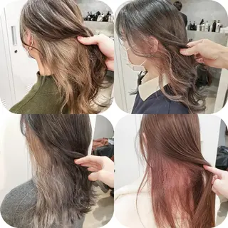 ミディアム カラー Oli所属・ミルクティー特化 🌈島内　琢真🌈のヘアスタイル