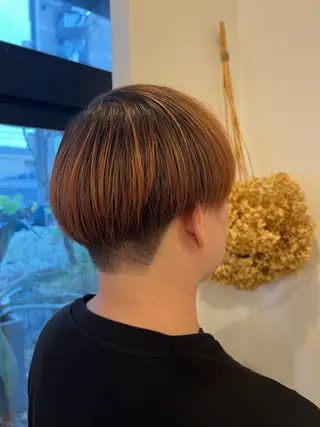 ショート 【本陣】カット モデル/朝岡 慧のヘアスタイル