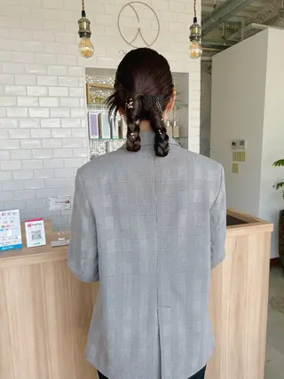 ヘアアレンジ 津田 七美希のヘアスタイル