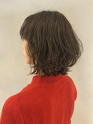 ミディアム パーマ cofy by melt所属・🍎みついじゅん🍏 ボブ指名No.1のヘアスタイル
