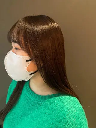 ロング カラー Mori Aimiのヘアスタイル