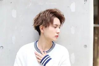 ショート カラー パーマ メンズ TAIGA /メンズ美容師のヘアスタイル