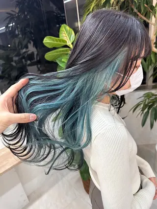 ミディアム カラー verde所属・ノザキ　カイシ /武蔵小山のヘアスタイル