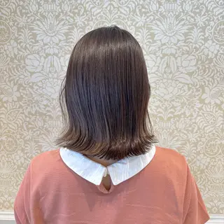 ミディアム カラー 暖色系カラー🍊 オオネヨシナリのヘアスタイル