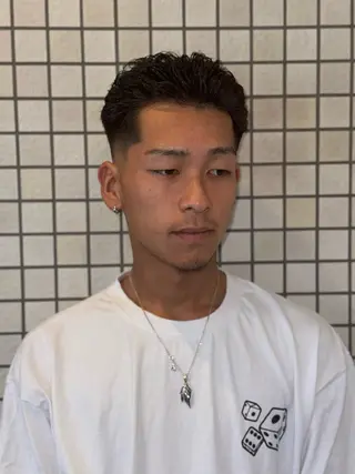 パーマ メンズ 🔥フェードパーマ NO.1/LEO🔥のヘアスタイル