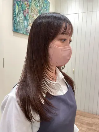 ロング 韓国／大宮／レイヤー 🤍AYA🤍のヘアスタイル