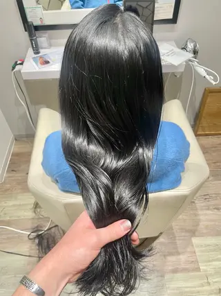 ロング カラー k-twoたき✨艶感 カラー/美髪矯正のヘアスタイル