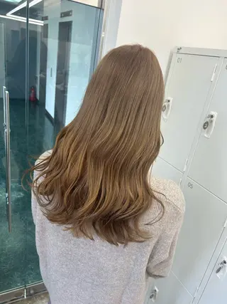 ロング カラー 韓国ヘア nanahaのヘアスタイル