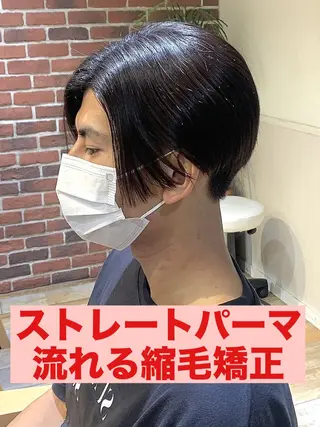 ショート パーマ メンズ メンズパーマ&メンズ 縮毛矯正ならヒラノのヘアスタイル