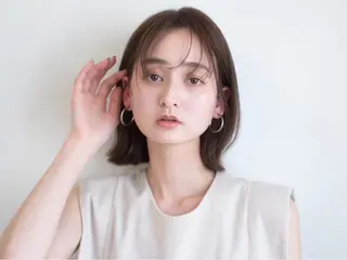 ミディアム カラー un.le.pont ルカ  🎨のヘアスタイル