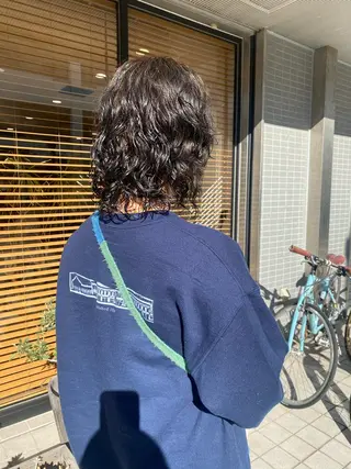 ミディアム カラー パーマ パーマ指名No1 /namiのヘアスタイル
