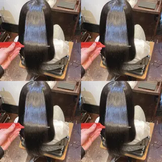 ロング パーマ RAF TOKYO所属・10月限定モニター 髪質改善美髪矯正のヘアスタイル