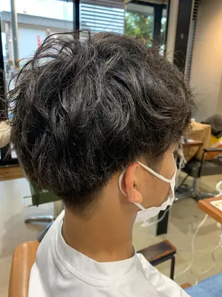 パーマ メンズ 大木 華のヘアスタイル