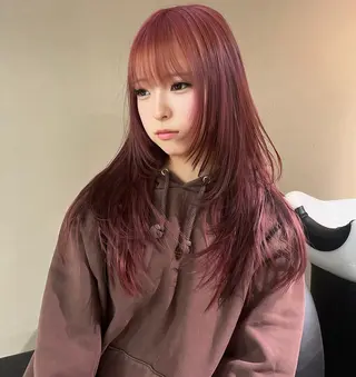 ロング カラー 💖艶髪ブリーチ髪質 改善💖ケンシンのヘアスタイル