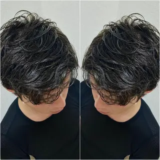 ショート メンズ 全席個室　暖色カラー Zina松園優香🌸のヘアスタイル